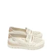 Sale MOCASINES   W4R-6518C1 PIEL BLANCO Mujer Mujer