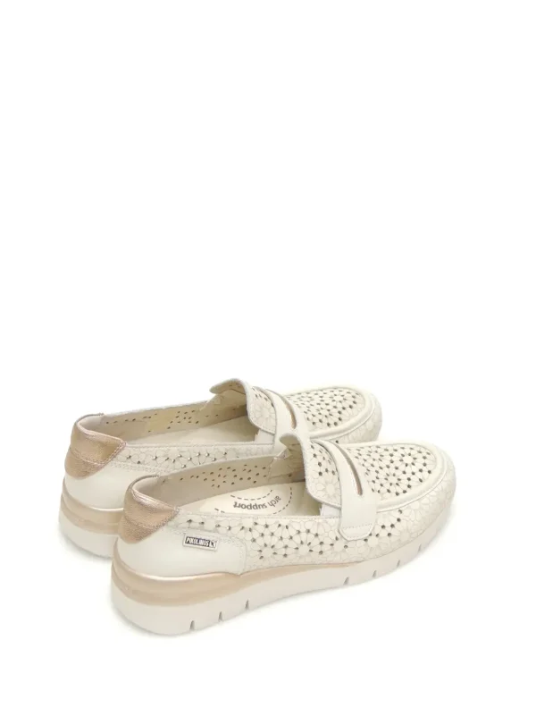 Sale MOCASINES   W4R-6518C1 PIEL BLANCO Mujer Mujer