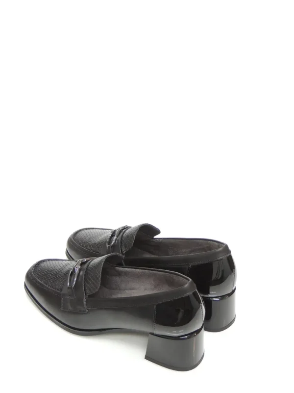 New MOCASINES   5412 PIEL NEGRO Mujer Mujer