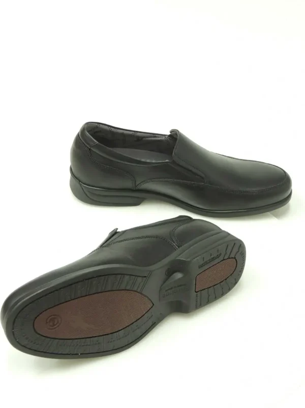 Fashion MOCASINES SLIP-ON 8902 PIEL NEGRO Hombre Mocasines