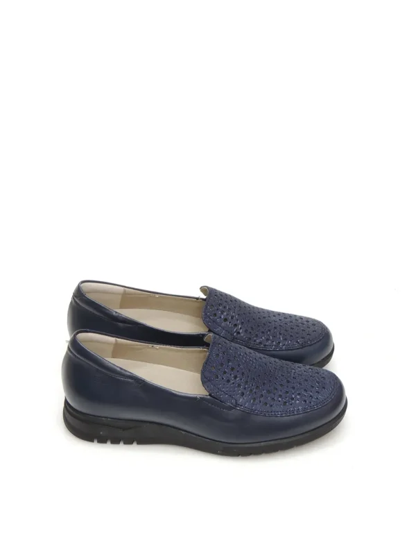 Hot MOCASINES SLIP-ON 2821 PIEL MARINO Mujer Mujer