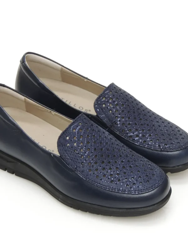 Hot MOCASINES SLIP-ON 2821 PIEL MARINO Mujer Mujer