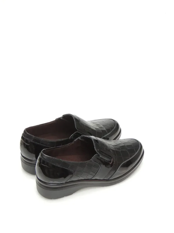 Best MOCASINES SLIP-ON 10024 PIEL NEGRO Mujer Mocasines