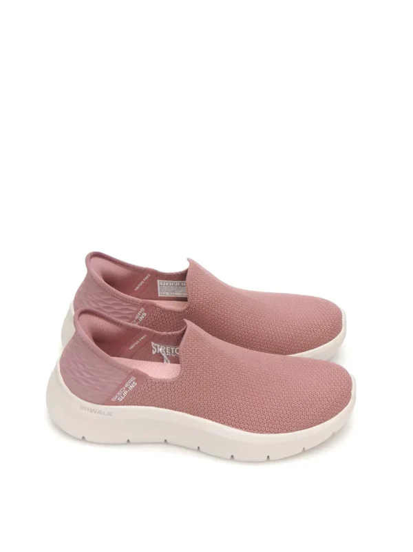 New MOCASINES SLIP-ON 124820 TEXTIL ROSA Mujer Mujer