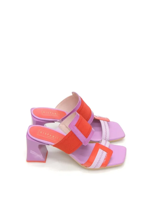 Fashion MULES   CHV243327 PIEL VIOLETA Mujer Mujer