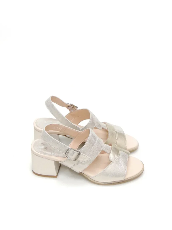 New SANDALIAS   29211 PIEL PLATINO Mujer Mujer