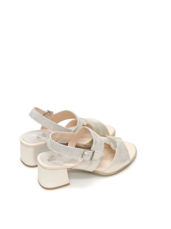 New SANDALIAS   29211 PIEL PLATINO Mujer Mujer