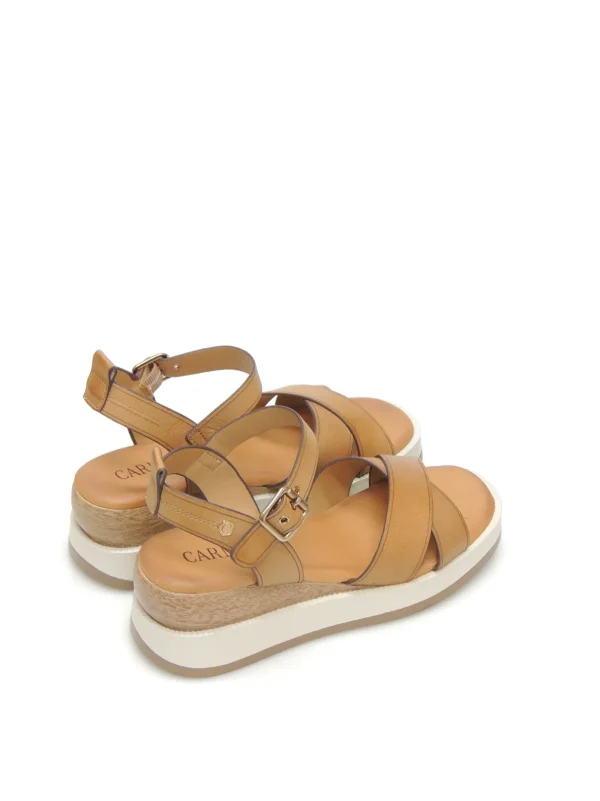 Clearance SANDALIAS   161389-01 PIEL CAMEL Mujer Mujer