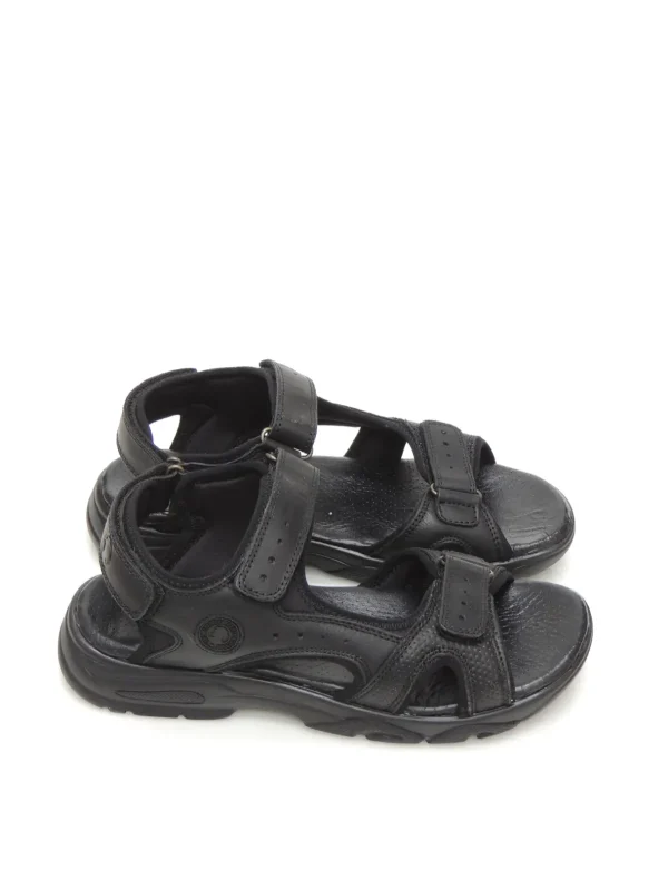 Fashion SANDALIAS   C107-11 PIEL NEGRO Hombre Hombre