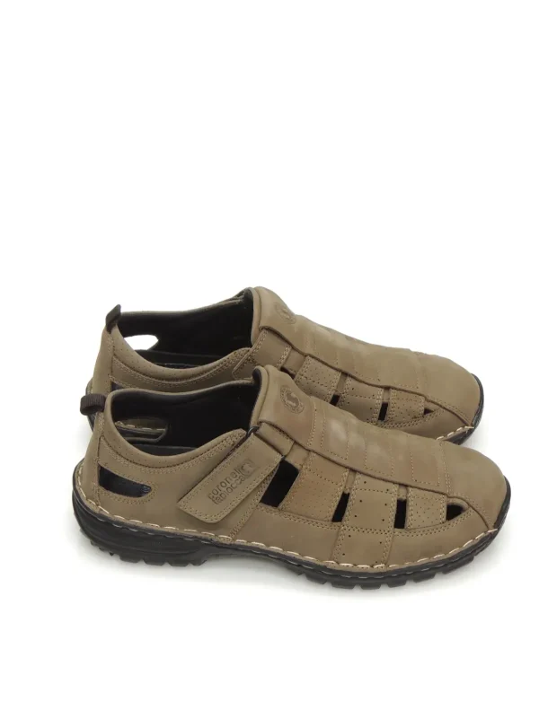 Hot SANDALIAS   C102-56 NOBUK KAKI Hombre Hombre