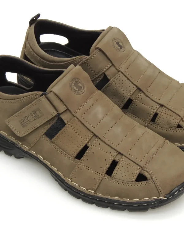 Hot SANDALIAS   C102-56 NOBUK KAKI Hombre Hombre