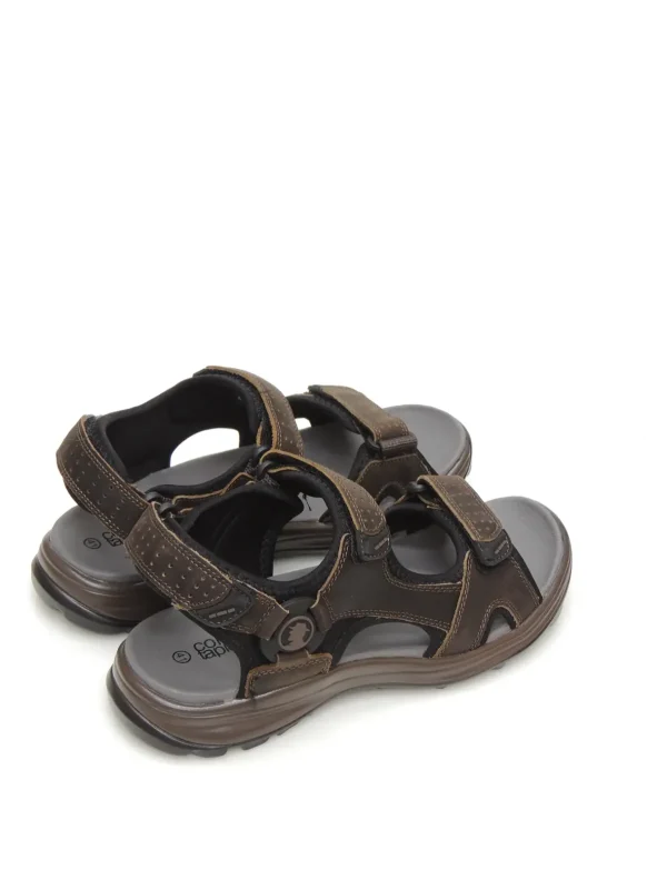 Fashion SANDALIAS   T610-8 PIEL MARRON Hombre Hombre