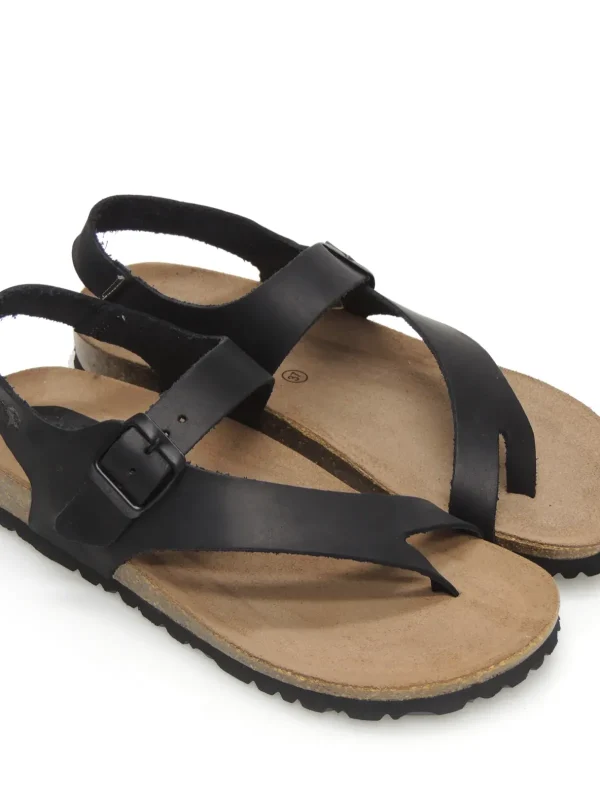 Discount SANDALIAS DE DEDO 7162 PIEL NEGRO Mujer Mujer