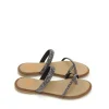 New SANDALIAS DE DEDO 3008 PIEL PLOMO Mujer Mujer