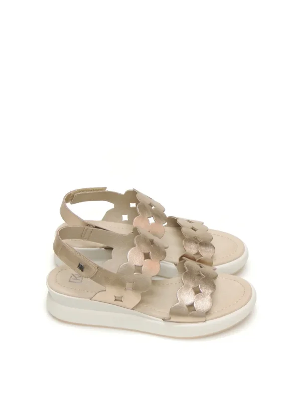 Best SANDALIAS   D9291 PIEL ORO Mujer Mujer