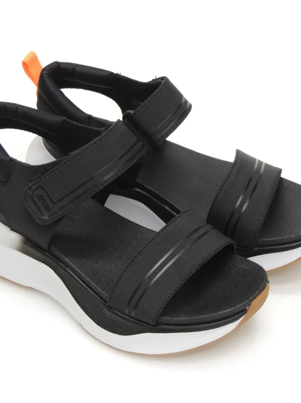 Discount SANDALIAS   AT169 TEXTIL NEGRO Mujer Mujer