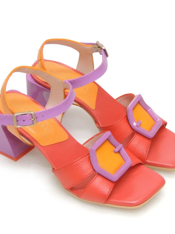 Outlet SANDALIAS   CHV243272 PIEL VIOLETA Mujer Mujer