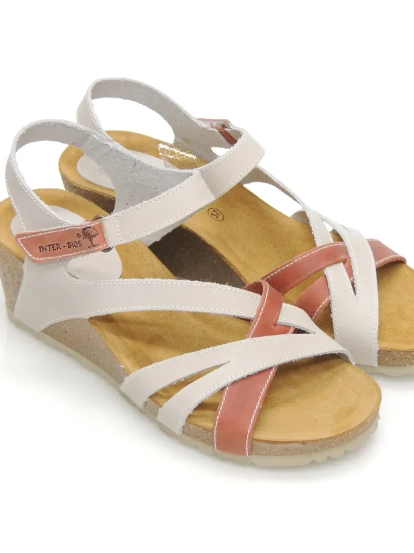 Fashion SANDALIAS   5633 PIEL GRIS Mujer Mujer