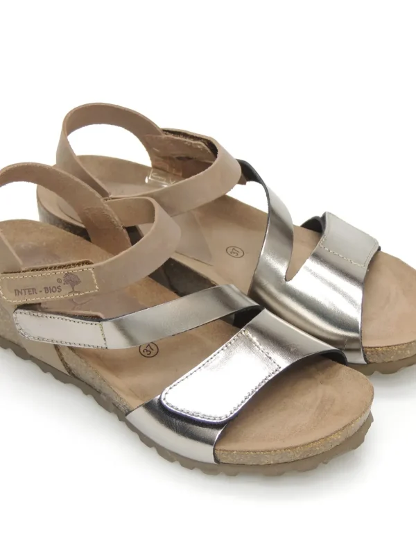 Clearance SANDALIAS   5378 PIEL GRIS Mujer Mujer