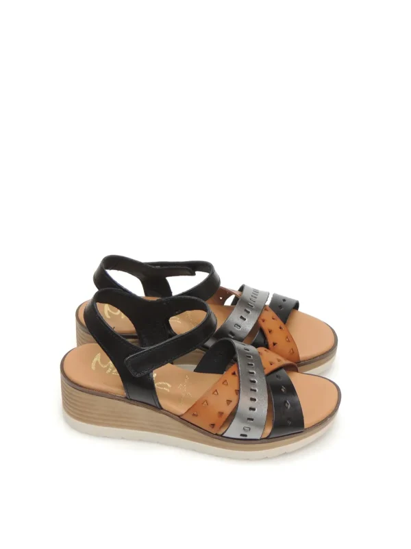 Discount SANDALIAS   BASSE PIEL NEGRO Mujer Mujer