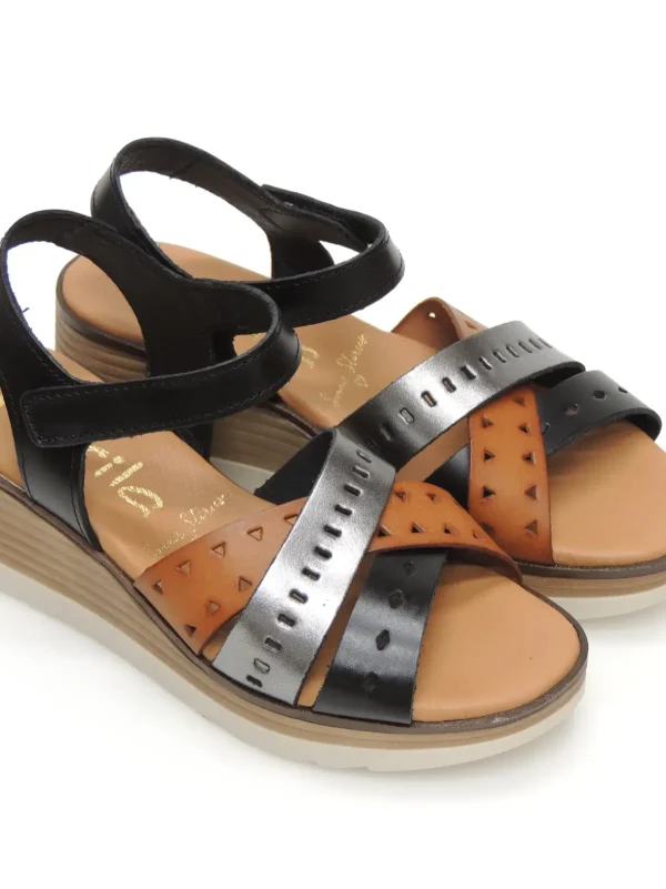 Discount SANDALIAS   BASSE PIEL NEGRO Mujer Mujer