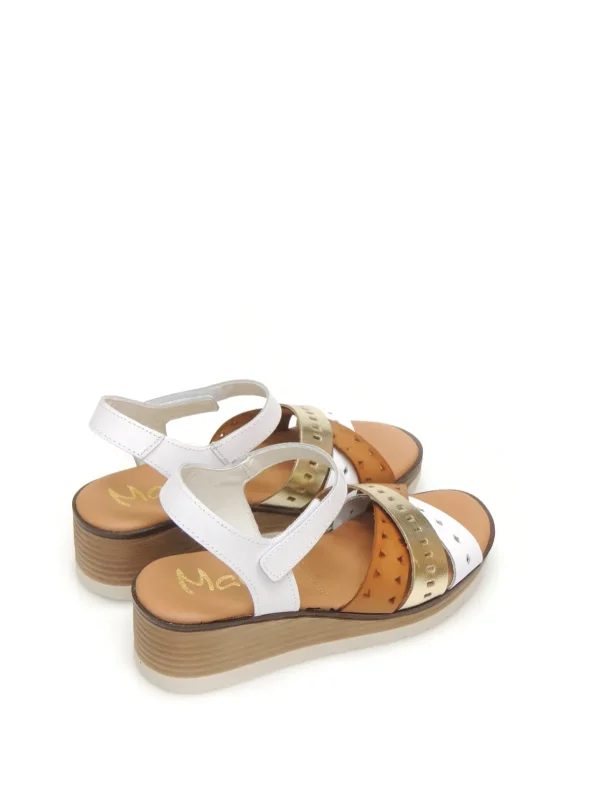 Discount SANDALIAS   BASSE PIEL BLANCO Mujer Mujer