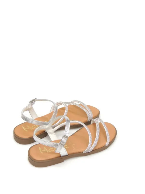 Online SANDALIAS   BRADES PIEL PLATA Mujer Mujer