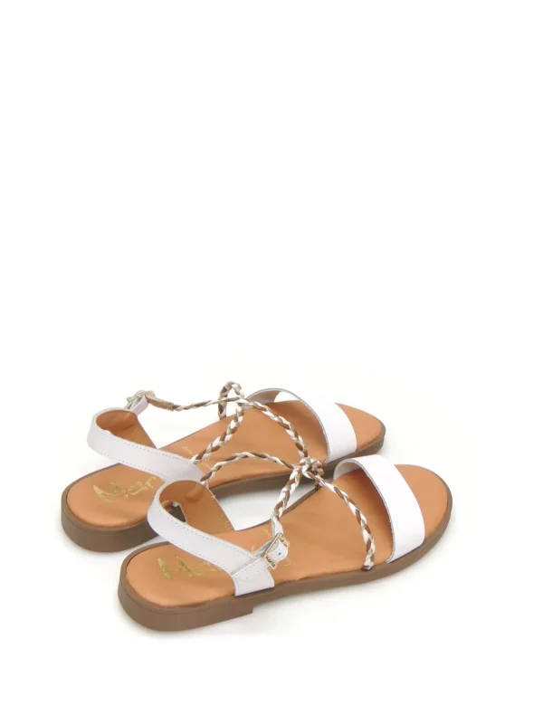 New SANDALIAS   OSLO PIEL BLANCO Mujer Mujer