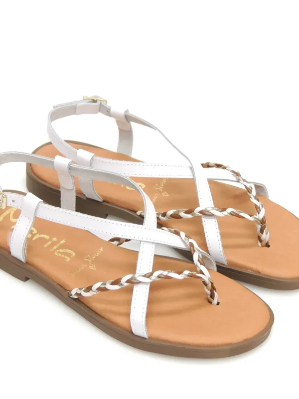 Discount SANDALIAS   ROMA PIEL BLANCO Mujer Mujer