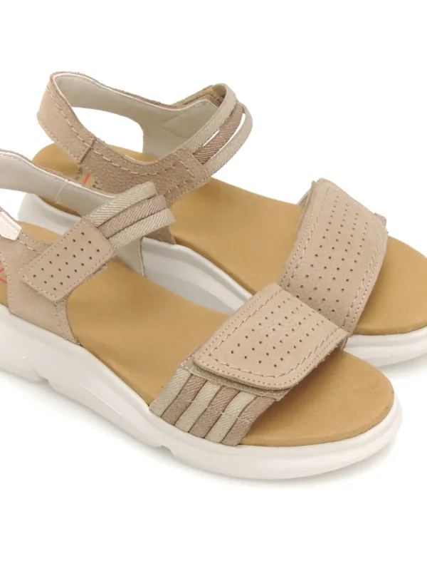 New SANDALIAS   90500 PIEL TAUPE Mujer Mujer