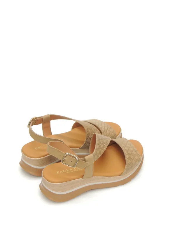 Best SANDALIAS   24-638 PIEL CAMEL Mujer Mujer