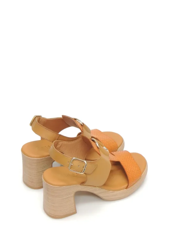 Online SANDALIAS   32-628 PIEL NARANJA Mujer Mujer