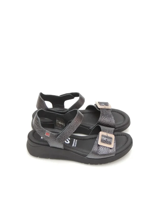 Outlet SANDALIAS   10490 PIEL PLOMO Mujer Mujer