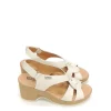 Outlet SANDALIAS   W3B-1518 PIEL BLANCO Mujer Mujer