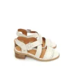 New SANDALIAS   W3H-1892 PIEL BLANCO Mujer Mujer