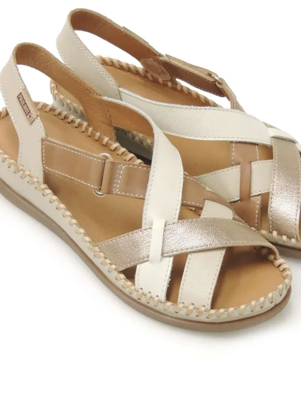 Clearance SANDALIAS   W8K-0741C2 PIEL MARFIL Mujer Mujer