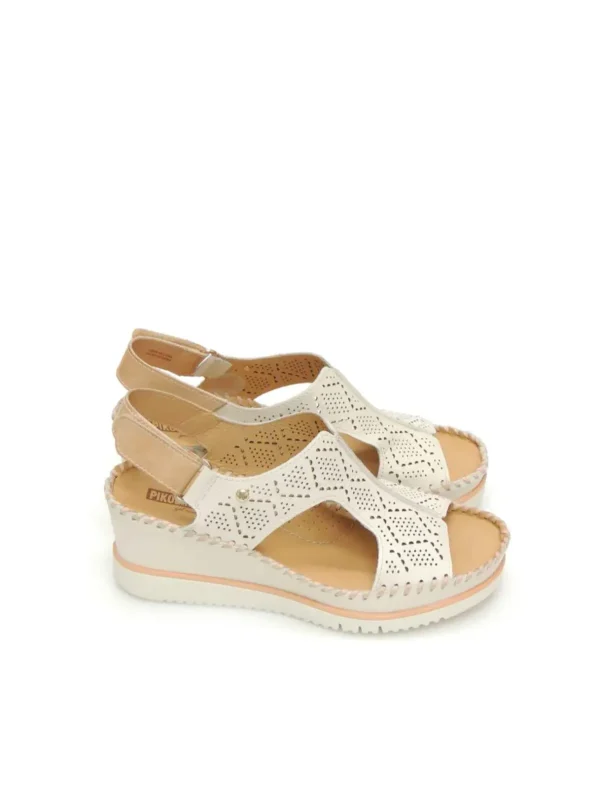 Hot SANDALIAS   W3Z-1775C1 PIEL BLANCO Mujer Mujer