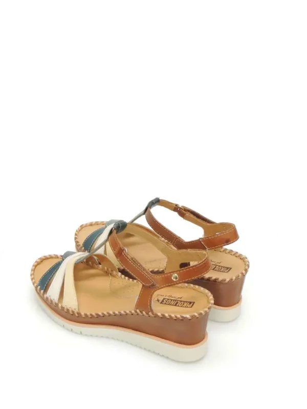 New SANDALIAS   W3Z-1776C1 PIEL AZUL Mujer Mujer