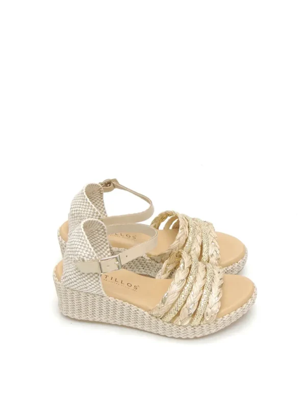 Clearance SANDALIAS   5502 PIEL BEIGE Mujer Mujer