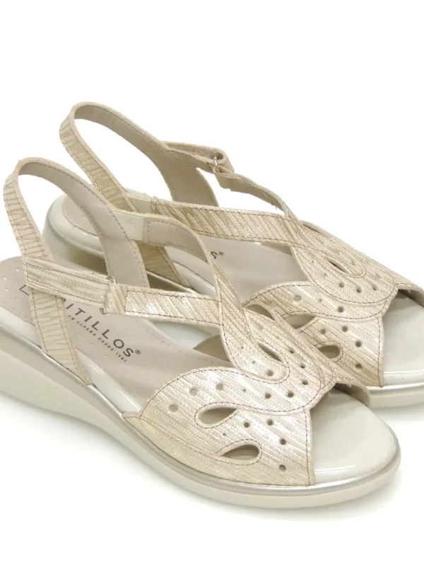 Sale SANDALIAS   5591 PIEL ORO Mujer Mujer