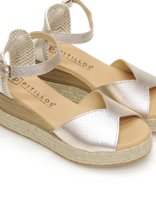 Online SANDALIAS   5521 PIEL ORO Mujer Mujer