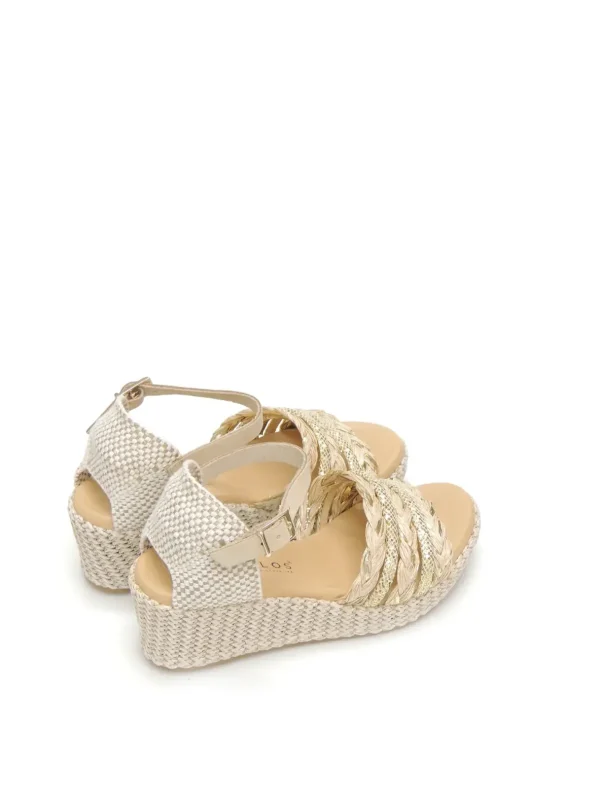 Clearance SANDALIAS   5502 PIEL BEIGE Mujer Mujer