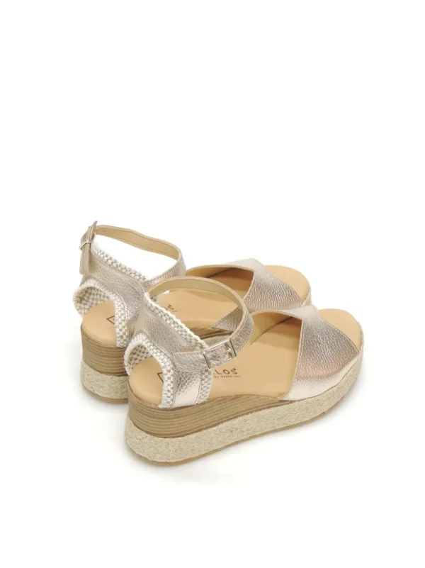 Online SANDALIAS   5521 PIEL ORO Mujer Mujer