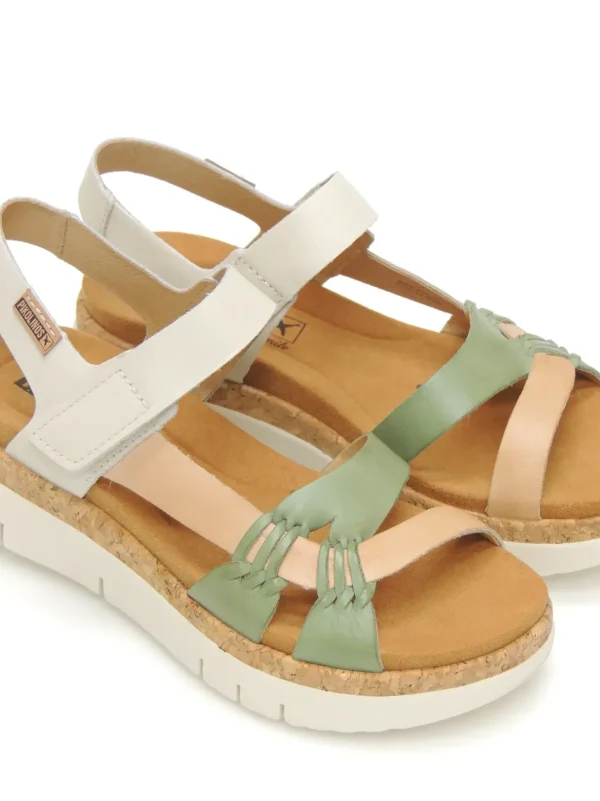 Clearance SANDALIAS PLATAFORMA W4N-0968C1 PIEL VERDE Mujer Mujer