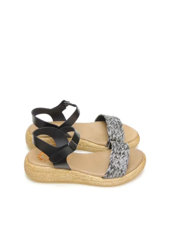 Online SANDALIAS PLATAFORMA 2931-001 PIEL NEGRO Mujer Mujer