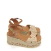 Best SANDALIAS PLATAFORMA 5476 PIEL CUERO Mujer Mujer