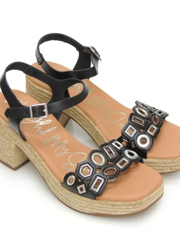 Hot SANDALIAS PLATAFORMA 5232 PIEL NEGRO Mujer Mujer