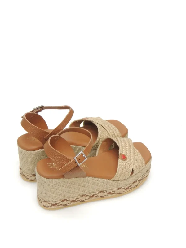 Best SANDALIAS PLATAFORMA 5476 PIEL CUERO Mujer Mujer