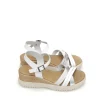 New SANDALIAS   3025 PIEL BLANCO Mujer Mujer