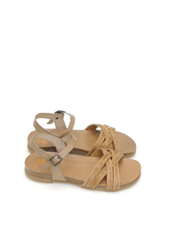 New SANDALIAS   3018 PIEL TAUPE Mujer Mujer